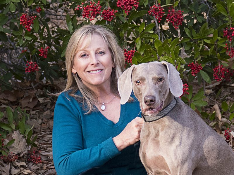 Denise Rosen and her Dog Charlie
