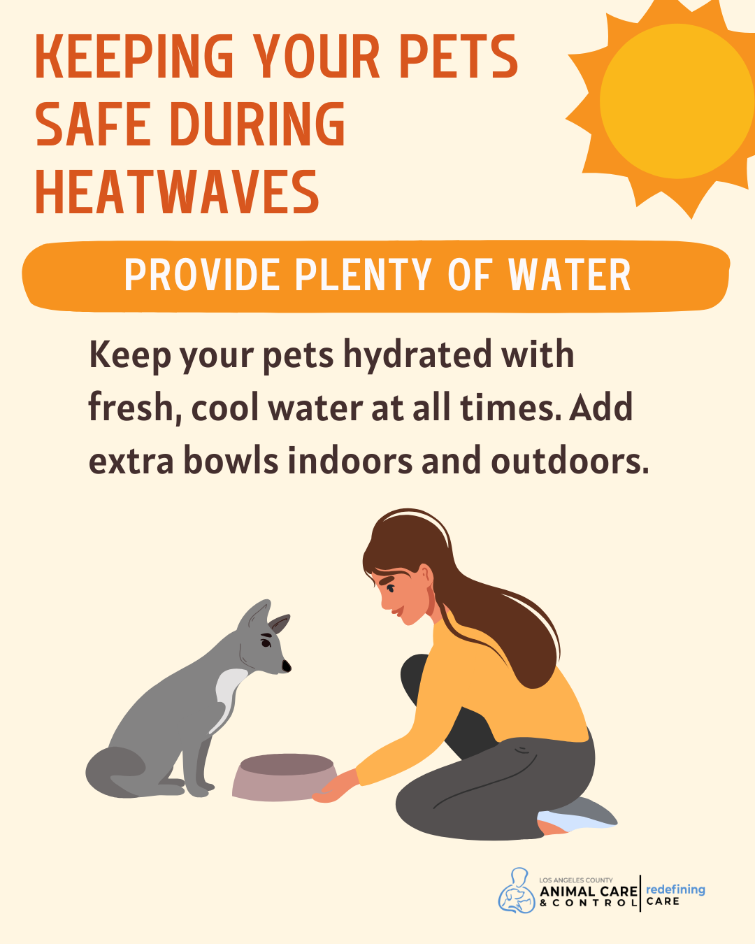 Keeping Your Pets Safe During Heatwaves-Slide 1 - Provide Plenty of Water